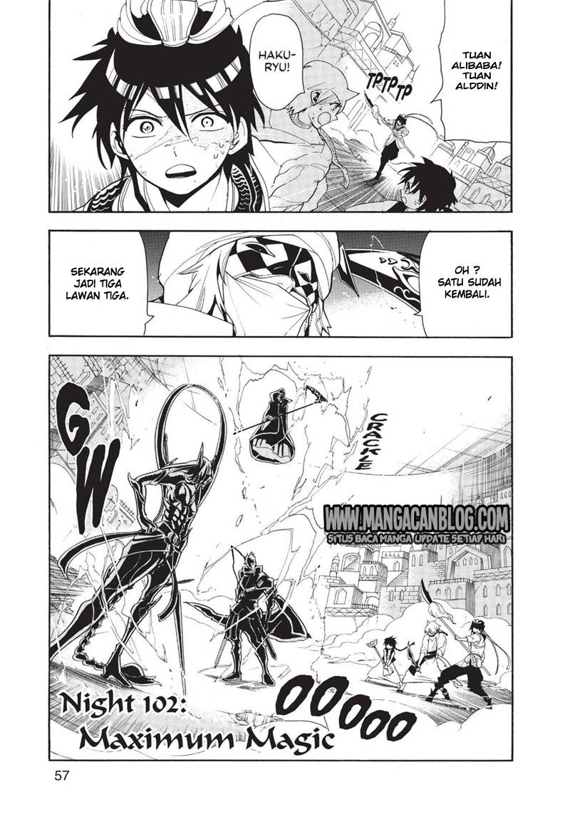 Magi – Labyrinth of Magic chapter 102